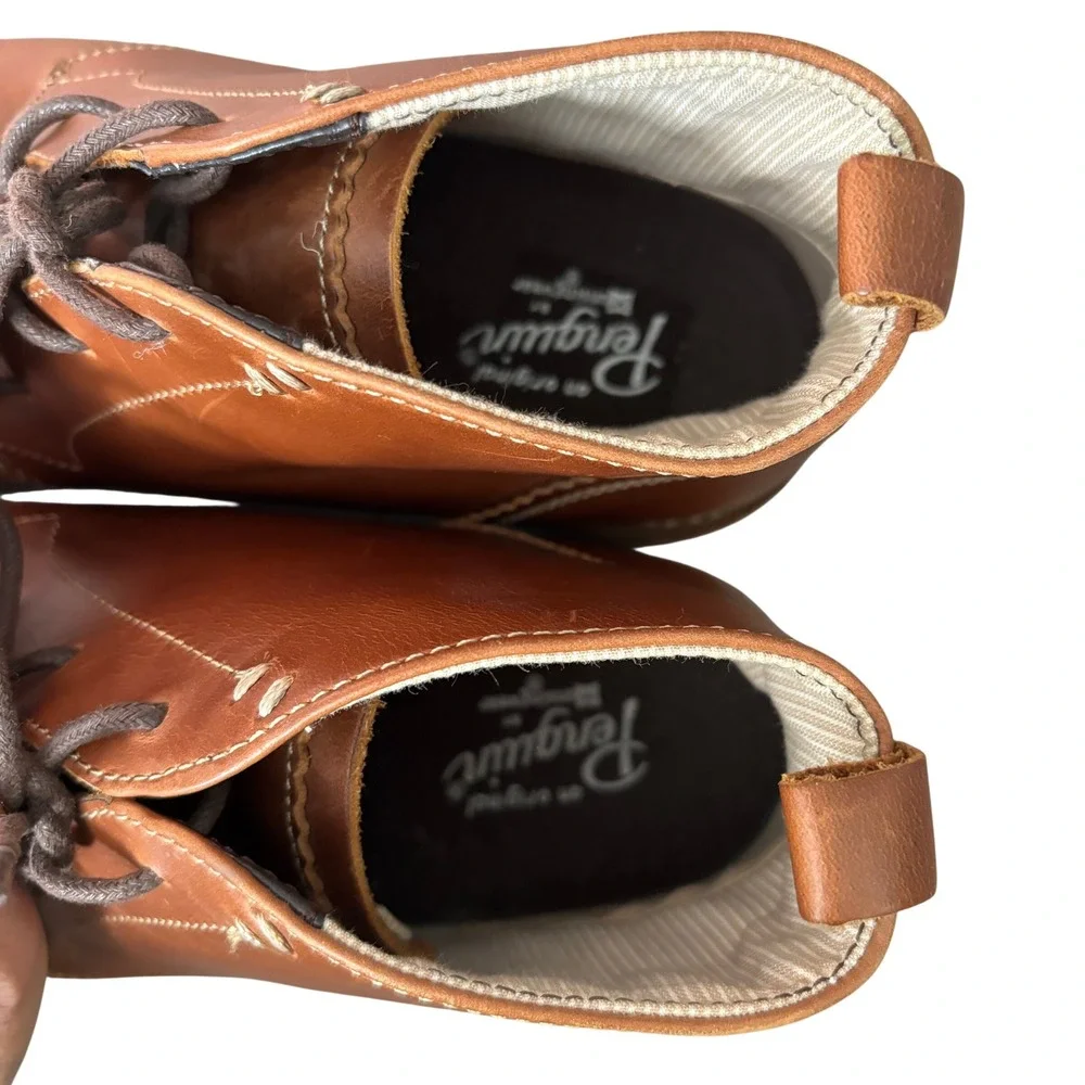 Original‎ Penguin Monty Leather Chukka Boots Sz 11 Brown Leather Business Casual